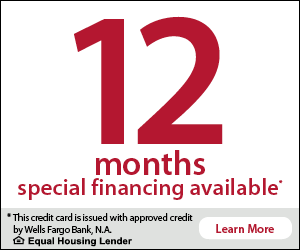 12 Months Special Financing by Wells Fargo - Larry's Design Center Near New Hyde Park, New York (NY)